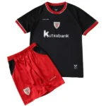 Segunda Conjunto De Niños Athletic Bilbao 2026 2027 Negro