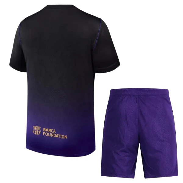 Segunda Conjunto De Niños Barcelona 2026 2027 Purpura FC Barcelona Niños Conjunto 2026 2027 Segunda Púrpura - Equipacion Fc Barcelona Niños | tiendasdefutboles