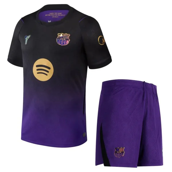 Segunda Conjunto De Niños Barcelona 2026 2027 Purpura FC Barcelona Niños Conjunto 2026 2027 Segunda Púrpura - Equipacion Fc Barcelona Niños | tiendasdefutboles
