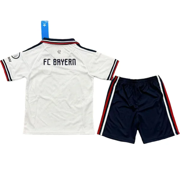 Segunda Conjunto De Niños Bayern Múnich 2026 2027 Blanco Bayern Múnich Niños Conjunto 2026 2027 Segunda Blanco - Bayern Múnich Niños Barata | tiendasdefutboles
