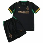 Borussia Mönchengladbach Niños Conjunto 2026 2027 Segunda Negro - Borussia Mönchengladbach Niños Barata | tiendasdefutboles