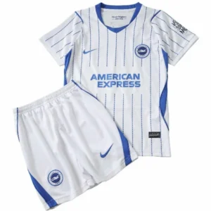 Brighton & Hove Albion Niños Conjunto 2026 2027 Segunda Blanco - Brighton & Hove Albion Niños Barata | tiendasdefutboles