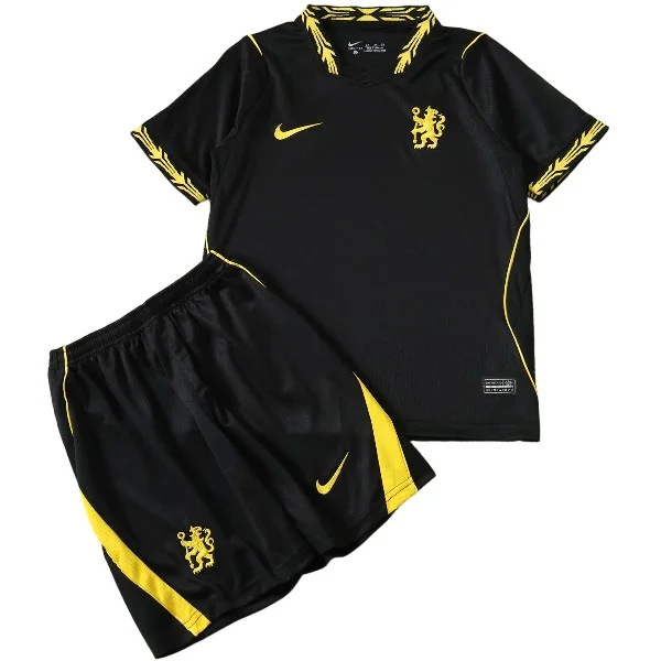 Segunda Conjunto De Niños Chelsea 2026 2027 Negro Chelsea Niños Conjunto 2026 2027 Segunda Negro - Equipacion Chelsea Niños | tiendasdefutboles
