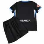 Segunda Conjunto De Niños Deportivo de La Coruña 2026 2027 Negro
