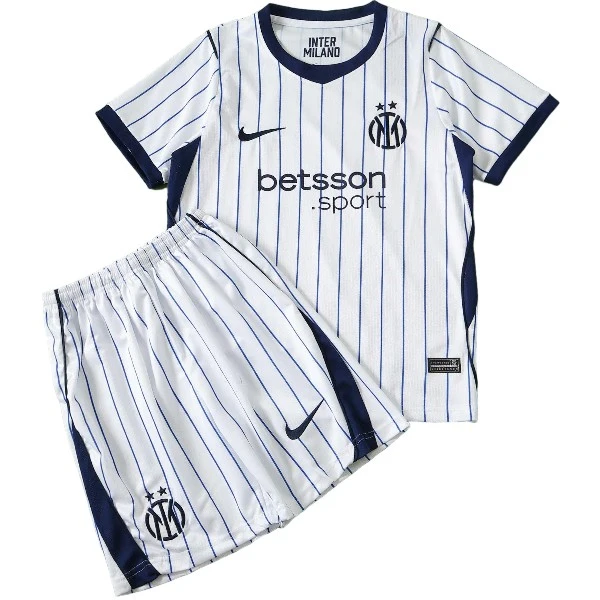 Segunda Conjunto De Niños Inter Milán 2026 2027 Blanco Inter Milán Niños Conjunto 2026 2027 Segunda Blanco - Inter Milán Niños Barata | tiendasdefutboles