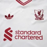 Segunda Conjunto De Niños Liverpool 2026 2027 Blanco Rojo