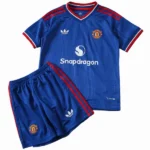 Segunda Conjunto De Niños Manchester United 2026 2027 Azul