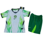 Segunda Conjunto De Niños Nigeria 2026 Blanco Verde