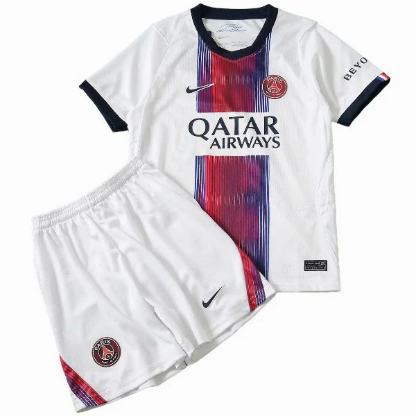 Segunda Conjunto De Niños Paris Saint Germain 2026 2027 Blanco Paris Saint Germain Niños Conjunto 2026 2027 Segunda Blanco - Paris Saint Germain Niños Barata | tiendasdefutboles