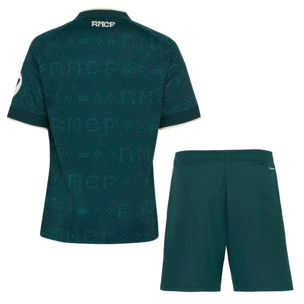 Segunda Conjunto De Niños Real Madrid 2026 2027 Verde Real Madrid Niños Conjunto 2026 2027 Segunda Verde - Real Madrid Niños Barata | tiendasdefutboles