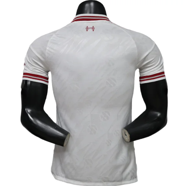 Segunda Jugadores Camiseta Liverpool 2026 2027 Blanco Rojo Liverpool Camiseta Edición Jugadores 2026 2027 Segunda Blanca - Camiseta Liverpool | tiendasdefutboles