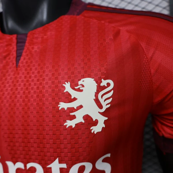 Segunda Jugadores Camiseta Lyon 2026 2027 Rojo Lyon Camiseta Edición Jugadores 2026 2027 Segunda Roja - Camiseta Lyon | tiendasdefutboles