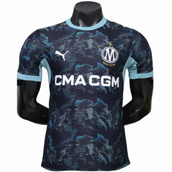 Segunda Jugadores Camiseta Marsella 2026 2027 Azul Marsella Camiseta Edición Jugadores 2026 2027 Segunda Azul - Camiseta Marsella | tiendasdefutboles