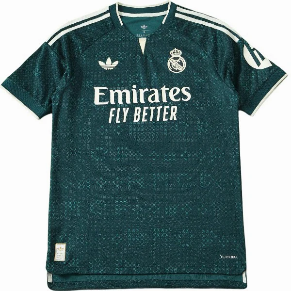 Segunda Jugadores Camiseta Real Madrid 2026 2027 Verde Real Madrid Camiseta Edición Jugadores 2026 2027 Segunda Verde - Camiseta Real Madrid | tiendasdefutboles