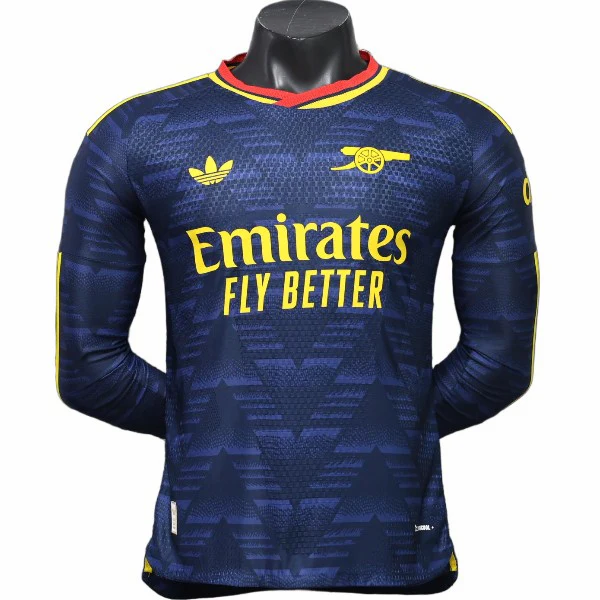 Segunda Jugadores Manga Larga Arsenal 2026 2027 Azul Arsenal Camiseta Edición Jugadores 2026 2027 Segunda Azul - Camiseta Arsenal | tiendasdefutboles