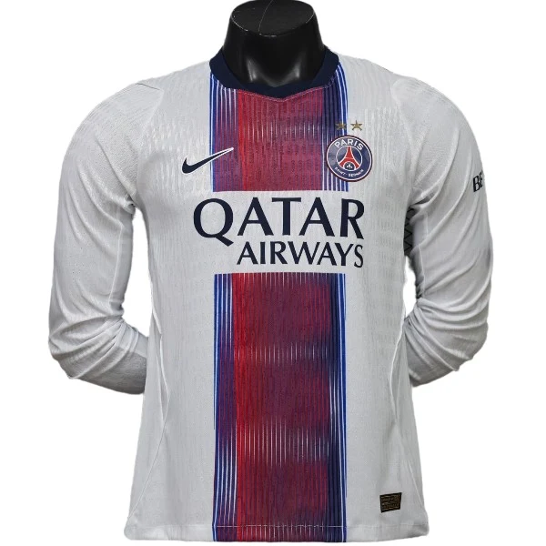 Segunda Jugadores Manga Larga Paris Saint Germain 2026 2027 Blanco Paris Saint Germain Camiseta Edición Jugadores 2026 2027 Segunda Blanca - Camiseta Paris Saint Germain | tiendasdefutboles
