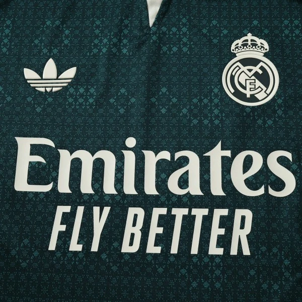 Segunda Jugadores Manga Larga Real Madrid 2026 2027 Verde Real Madrid Camiseta Edición Jugadores 2026 2027 Segunda Verde - Camiseta Real Madrid | tiendasdefutboles