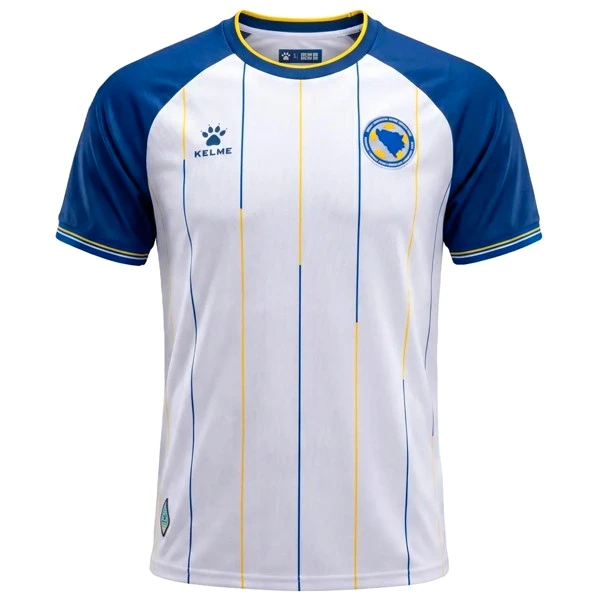 Segunda Tailandia Camiseta Bosnia Herzegovina 2026 Blanco Azul Bosnia Herzegovina Camiseta 2026 Segunda Blanca - Camiseta Bosnia Herzegovina | tiendasdefutboles