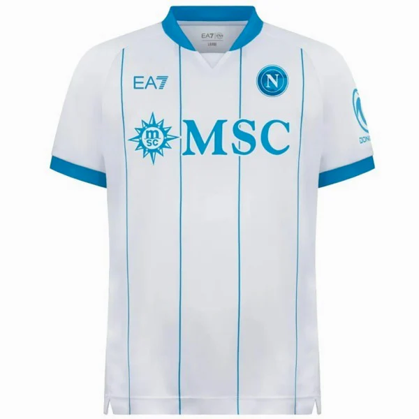 Segunda Tailandia Camiseta Napoli 2026 2027 Blanco Azul SSC Napoli Camiseta 2026 2027 Segunda Blanca - Camiseta Serie A SSC Napoli | tiendasdefutboles