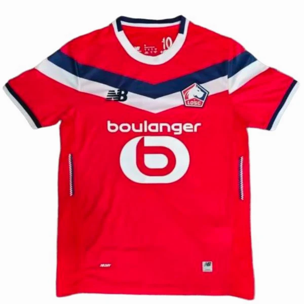 Tailandia Casa Camiseta Lille 2026 2027 Rojo Lille OSC Camiseta 2026 2027 Casa Roja | tiendasdefutboles