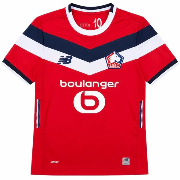 Tailandia Casa Camiseta Lille 2026 2027 Rojo Lille OSC Camiseta 2026 2027 Casa Roja | tiendasdefutboles