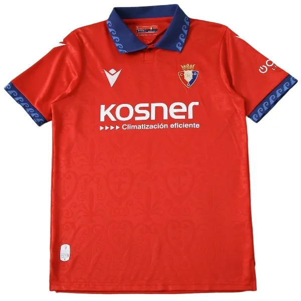 Tailandia Casa Camiseta Osasuna 2026 2027 Rojo CA Osasuna Camiseta 2026 2027 Casa Roja - Camiseta La Liga CA Osasuna | tiendasdefutboles