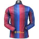 Tailandia Casa Jugadores Manga Larga Barcelona 2026 2027 Azul
