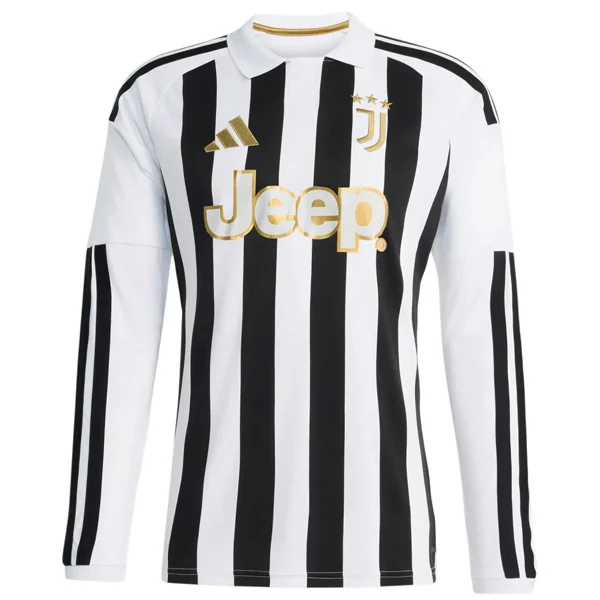 Tailandia Casa Manga Larga Juventus 2026 2027 Blanco Negro Juventus Camiseta 2026 2027 Casa Blanca - Camiseta Juventus | tiendasdefutboles
