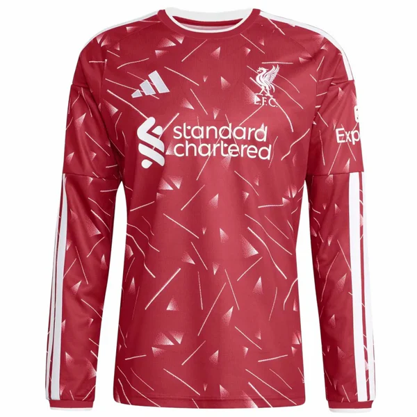 Tailandia Casa Manga Larga Liverpool 2026 2027 Rojo Liverpool Camiseta 2026 2027 Casa Roja - Camiseta Liverpool | tiendasdefutboles