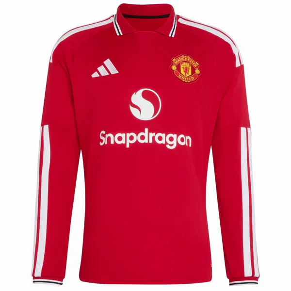 Tailandia Casa Manga Larga Manchester United 2026 2027 Rojo Manchester United Camiseta 2026 2027 Casa Roja - Camiseta Manchester United | tiendasdefutboles