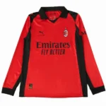 Tailandia Cuarta Camiseta Manga Larga AC Milan 2025 2026 Rojo