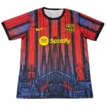 Tailandia Especial Camiseta Barcelona 2026 2027 Rojo Azul