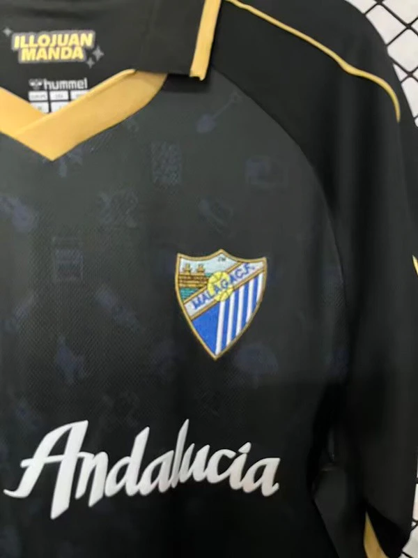 Tailandia Especial Camiseta Málaga CF 2026 2027 Negro Málaga CF Camiseta 2026 2027 Especial Negra - Camiseta Málaga Cf Barata Niños | tiendasdefutboles