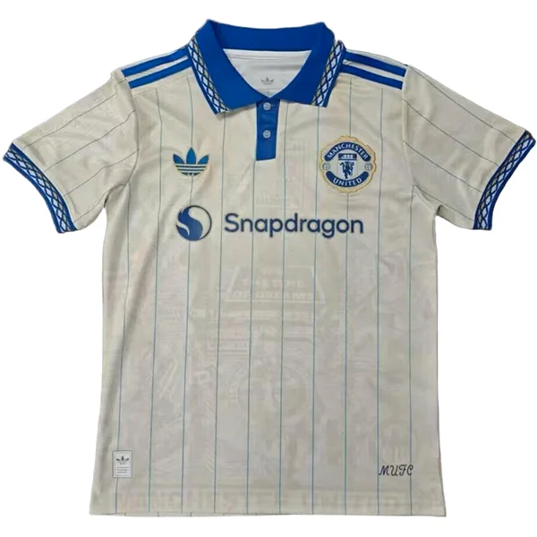 Tailandia Especial Camiseta Manchester United 2026 2027 Amarillo Azul Manchester United Camiseta 2026 2027 Especial Amarilla - Camiseta Manchester United | tiendasdefutboles