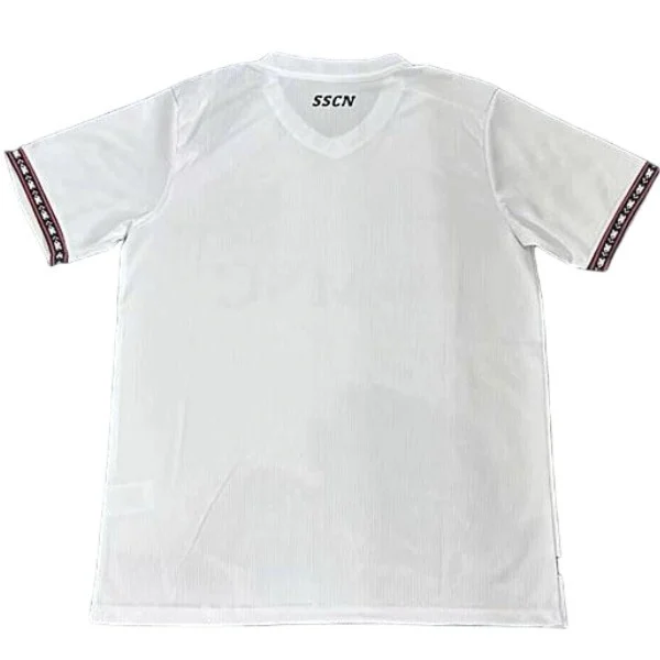 Tailandia Especial Camiseta Napoli 2026 2027 Blanco Negro SSC Napoli Camiseta 2026 2027 Especial Blanca - Camiseta Serie A SSC Napoli | tiendasdefutboles
