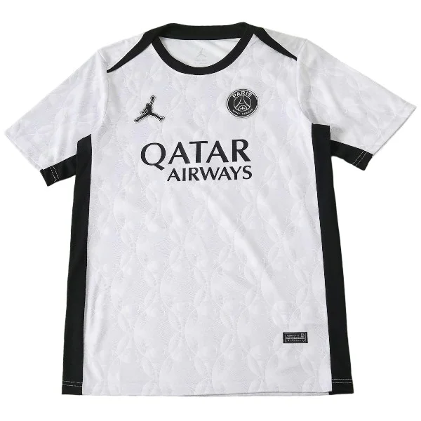 Tailandia Especial Camiseta Paris Saint Germain 2026 2027 Blanco Negro Paris Saint Germain Camiseta 2026 2027 Especial Blanca - Camiseta Paris Saint Germain | tiendasdefutboles
