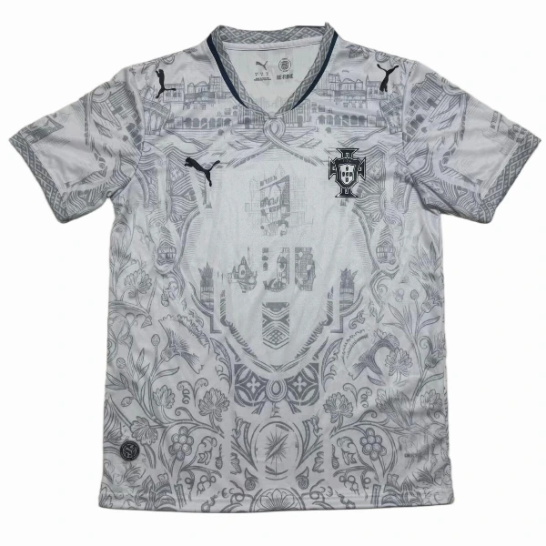 Tailandia Especial Camiseta Portugal 2026 Gris Blanco Portugal Camiseta 2026 Especial Gris - Camiseta Portugal | tiendasdefutboles