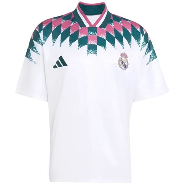 Tailandia Especial Camiseta Real Madrid 2026 2027 Blanco Verde Rosa Real Madrid Camiseta 2026 2027 Especial Blanca - Camiseta Real Madrid | tiendasdefutboles