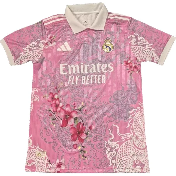 Tailandia Especial Camiseta Real Madrid 2026 2027 Rosa Blanco Real Madrid Camiseta 2026 2027 Especial Rosa - Camiseta Real Madrid | tiendasdefutboles