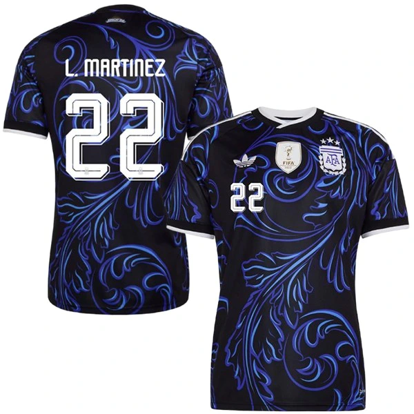 Tailandia NO.22 L. MARTINEZ Segunda Camiseta Argentina 2026 Azul Argentina Camiseta 2026 Segunda Azul - Camiseta Argentina | tiendasdefutboles