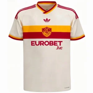 AS Roma Camiseta 2026 2027 Segunda Amarilla - Camiseta As Roma | tiendasdefutboles