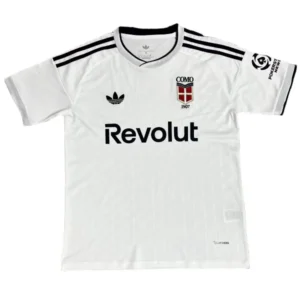 Como 1907 Camiseta 2026 2027 Segunda Blanca - Camiseta Serie A Como 1907 | tiendasdefutboles