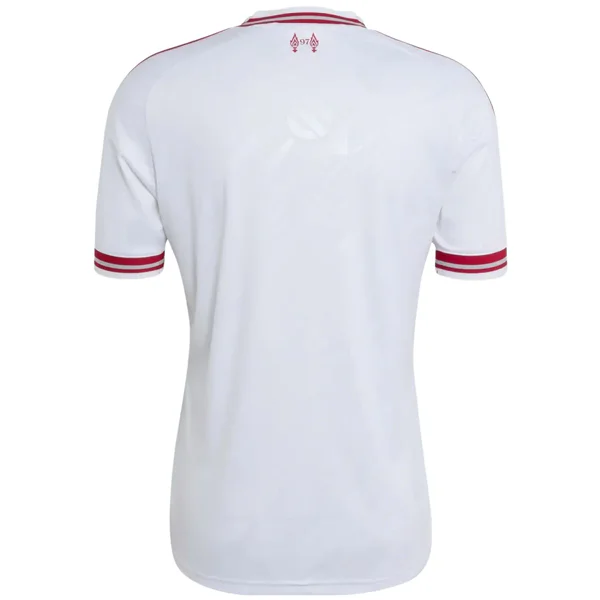 Tailandia Segunda Camiseta Liverpool 2026 2027 Blanco Rojo Liverpool Camiseta 2026 2027 Segunda Blanca - Camiseta Liverpool | tiendasdefutboles
