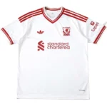 Tailandia Segunda Camiseta Liverpool 2026 2027 Blanco Rojo