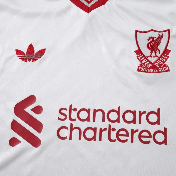 Tailandia Segunda Camiseta Liverpool 2026 2027 Blanco Rojo Liverpool Camiseta 2026 2027 Segunda Blanca - Camiseta Liverpool | tiendasdefutboles