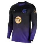 Tailandia Segunda Camiseta Manga Larga Barcelona 2026 2027 Purpura