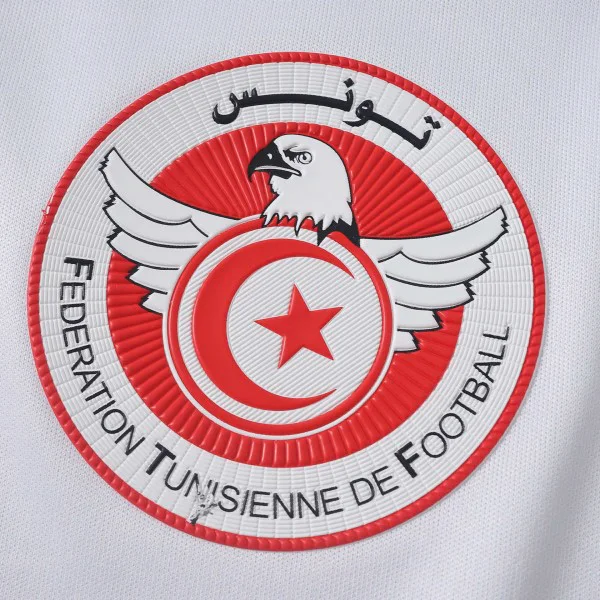 Tailandia Segunda Camiseta Túnez 2026 Blanco Rojo Túnez Camiseta 2026 Segunda Blanca - Camiseta Túnez Mundial 2026 | tiendasdefutboles