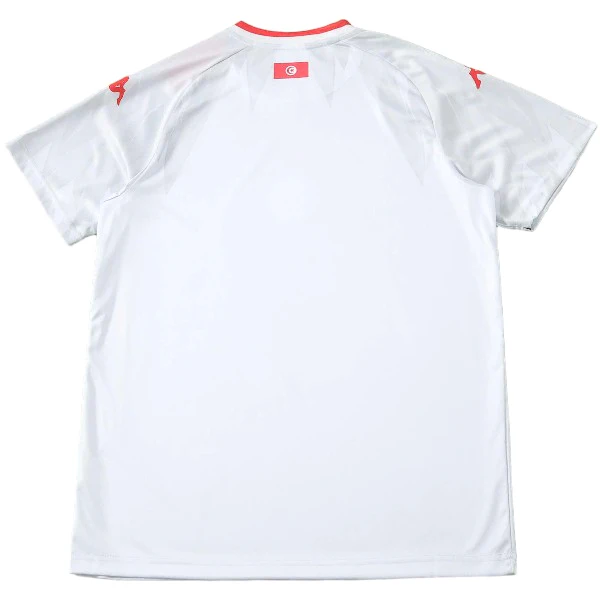 Tailandia Segunda Camiseta Túnez 2026 Blanco Rojo Túnez Camiseta 2026 Segunda Blanca - Camiseta Túnez Mundial 2026 | tiendasdefutboles
