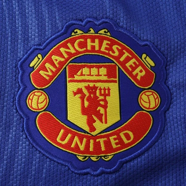 Tailandia Segunda Manga Larga Manchester United 2026 2027 Azul Manchester United Camiseta 2026 2027 Segunda Azul - Camiseta Manchester United | tiendasdefutboles