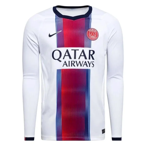Tailandia Segunda Manga Larga Paris Saint Germain 2026 2027 Blanco Paris Saint Germain Camiseta 2026 2027 Segunda Blanca - Camiseta Paris Saint Germain | tiendasdefutboles